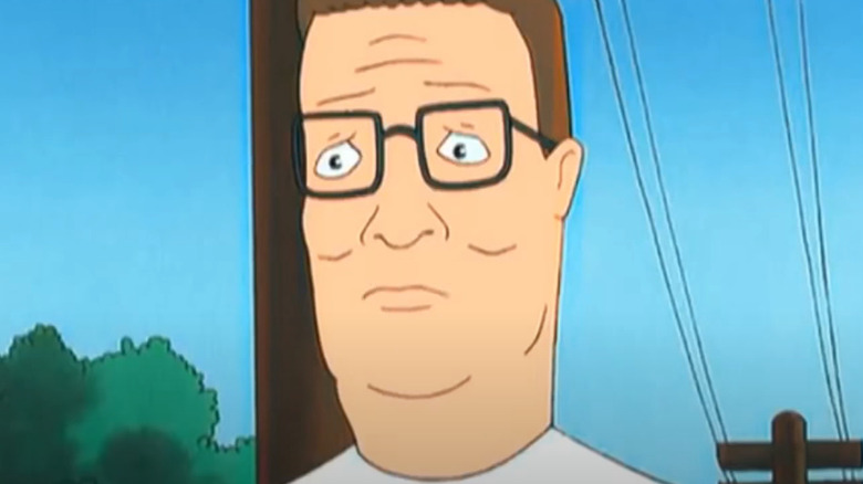 Hank looks worried