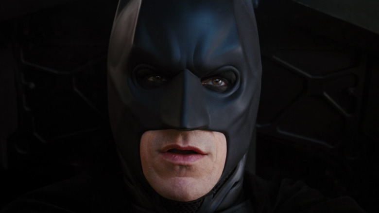 Christian Bale Batman looking forward