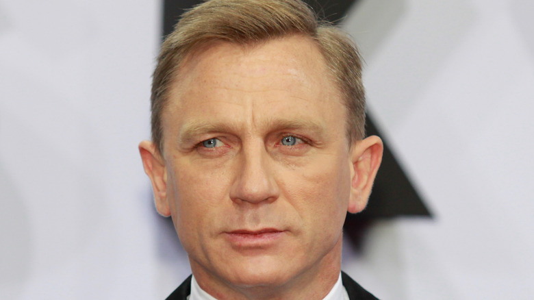 Daniel Craig staring sideways