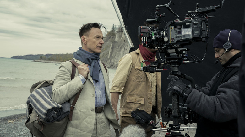 BTS footage on Jupiter's Legacy island
