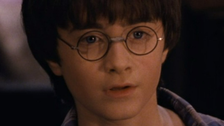 Harry Potter watching Ollivander