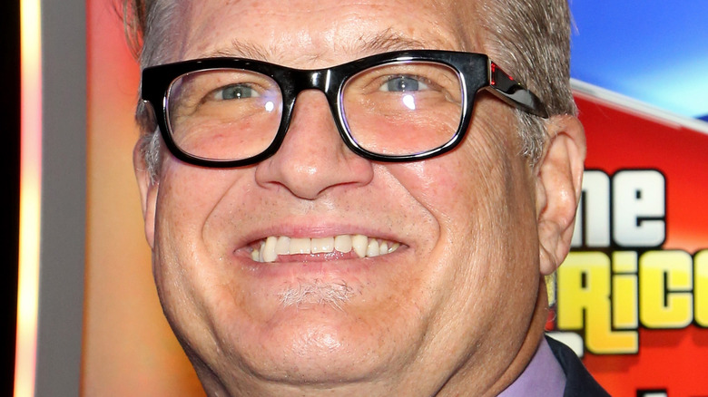 Drew Carey smiling black glasses