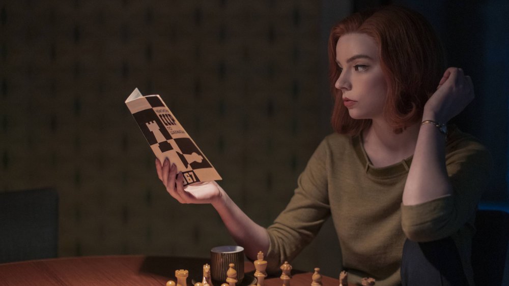 Anya Taylor-Joy as Beth Harmon on Netflix's The Queen's Gambit