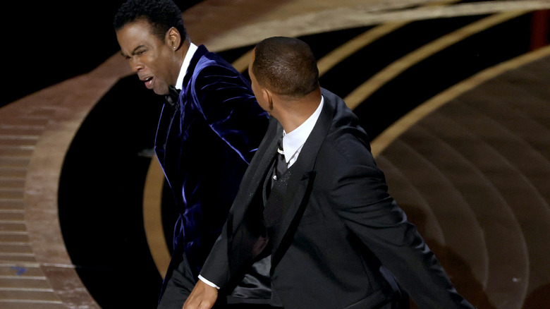 Will Smith slaps Chris Rock on stage