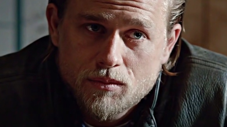 Charlie Hunnam as Jax on Sons of Anarchy