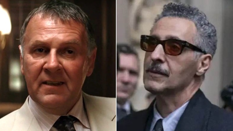 Tom Wilkinson and John Turtorro as Carmine Falcone