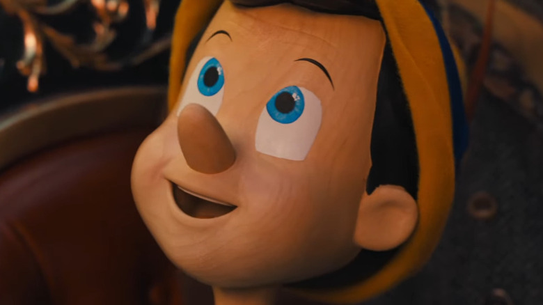 Pinocchio smiling