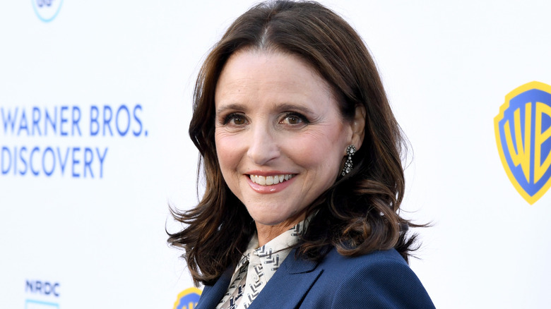 Julia Louis-Dreyfus smiles