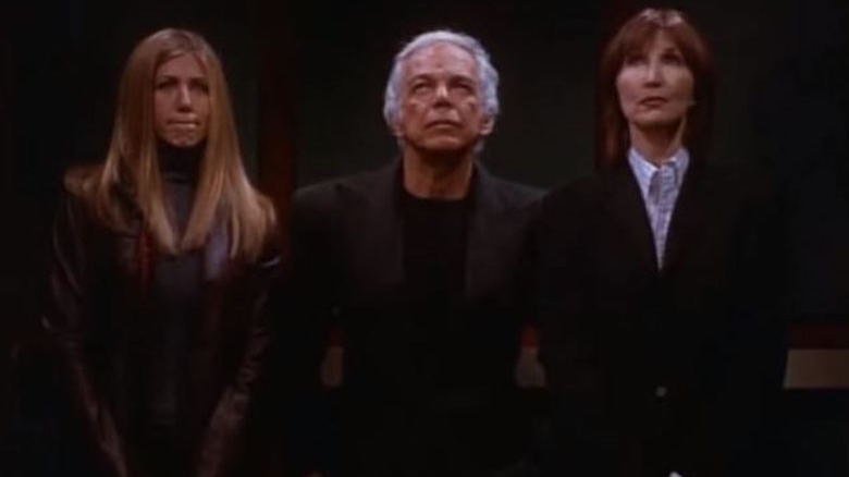 Ralph Lauren and Jennifer Aniston as Rachel Greene in Friends