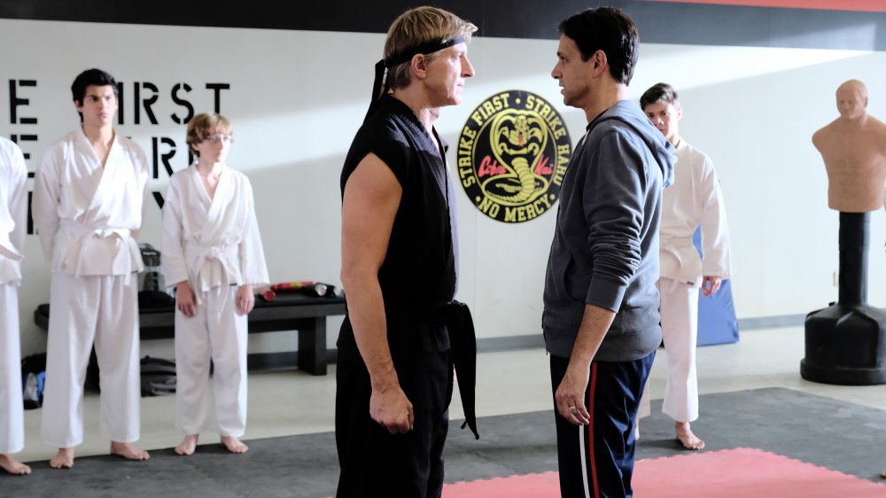 Ralph Macchio and William Zabka in Cobra Kai