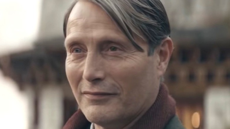 Gellert Grindelwald smiling in Secrets of Dumbledore