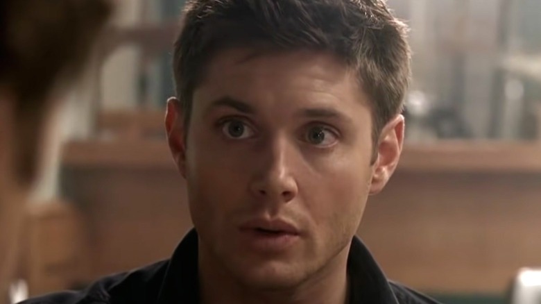 Jensen Ackles plays Dean Winchester in an early season of Supernatural