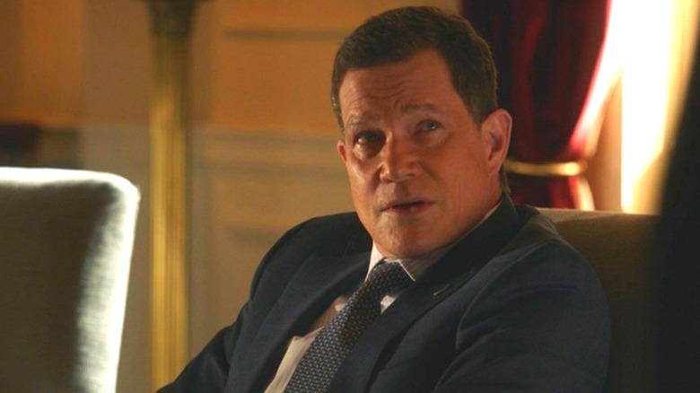 Dylan Walsh Mayor Peter Chase suit office