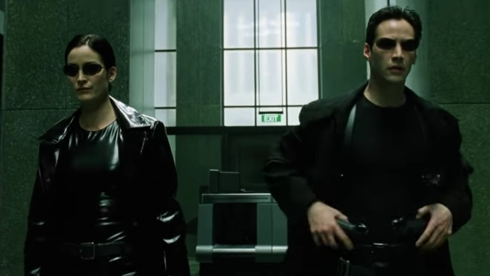 Neo and Trinity in The Matrix