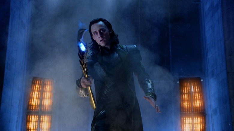 Loki causing trouble in The Avengers