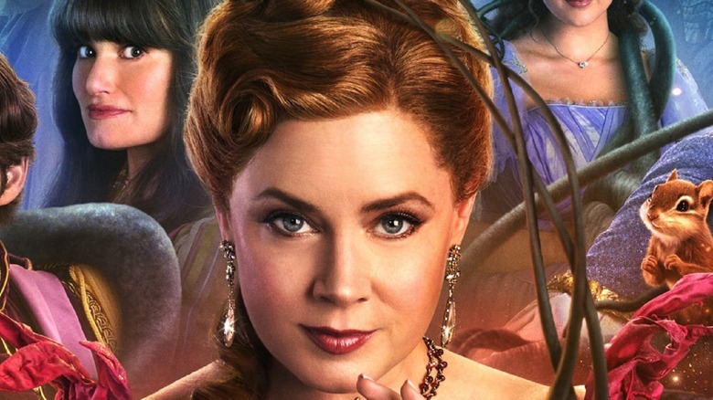 Amy Adams as Giselle looking into the camera