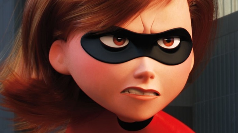 Elastigirl on train