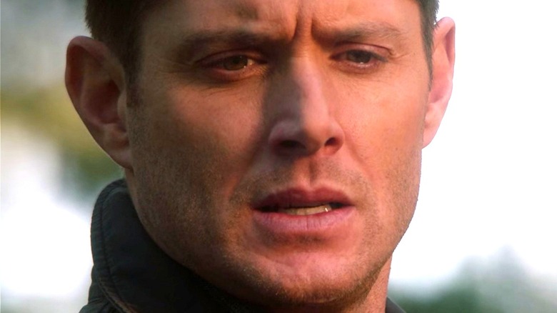 Dean Winchester looking confused