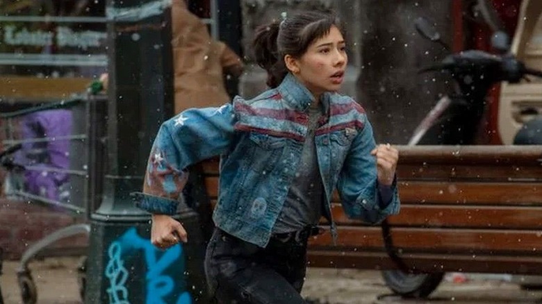 America Chavez runs from Gargantos