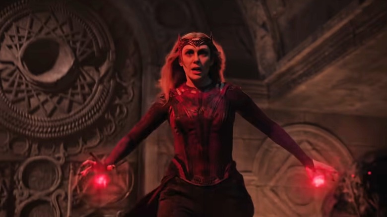 The Scarlet Witch prepares for battle
