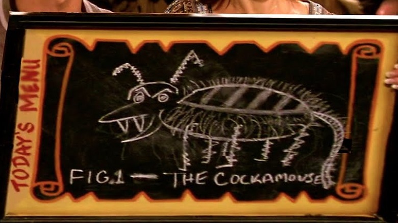 Chalk drawing of the cockamouse