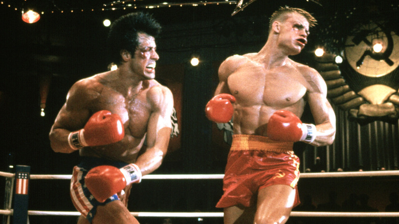 Sylvester Stallone lands a knockout punch