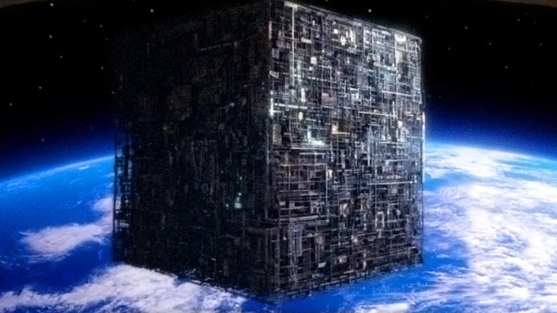 The Borg Queen emerges