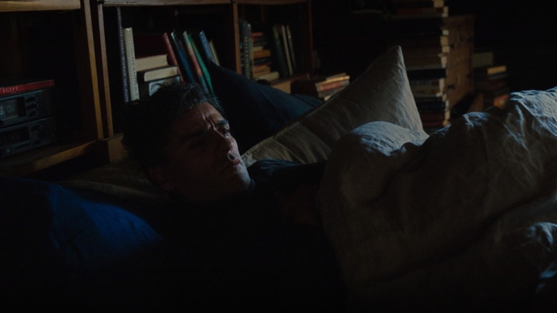 Steven waking up in bed