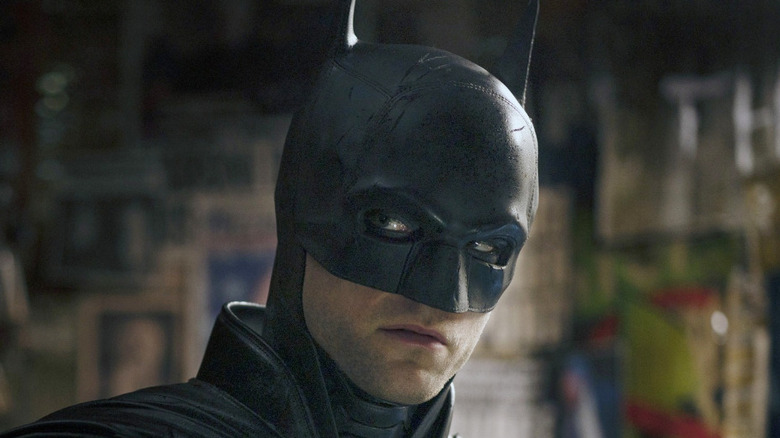 Batman observing