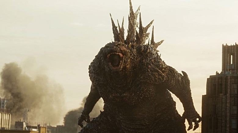 Godzilla roars in Ginza