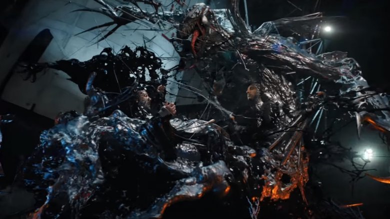 Riz Ahmed and Tom Hardy in Venom