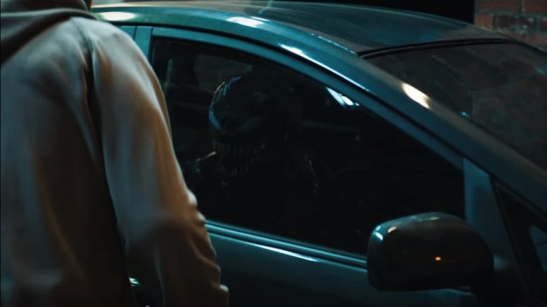 Tom Hardy as Eddie Brock in Venom
