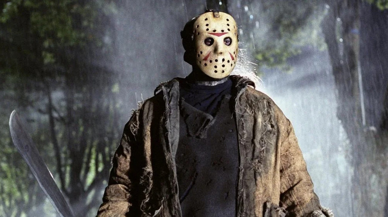 Jason with his signature machete
