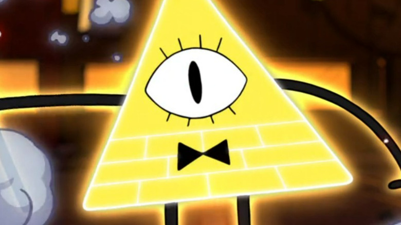 Golden triangle with an eye