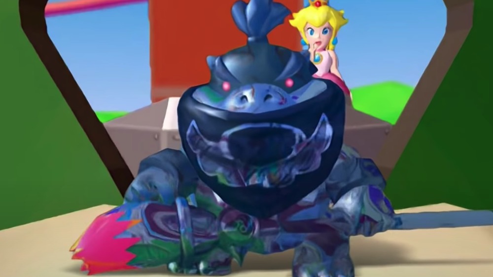 Bowser Jr. with Peach