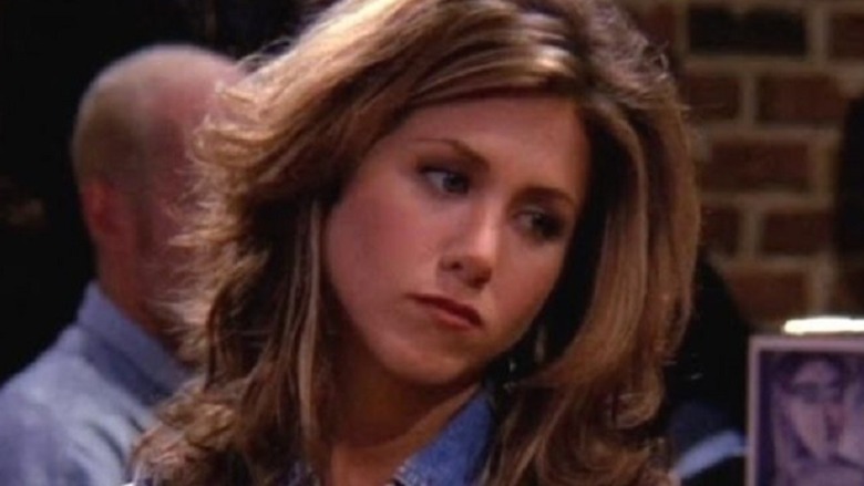 Friends Jennifer Aniston in close-up