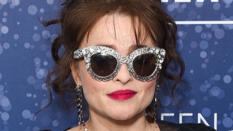 Helena Bonham Carter wearing sunglasses