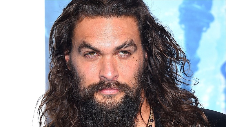 Jason Momoa Face Long Hair