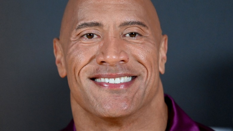 Dwayne Johnson smiling