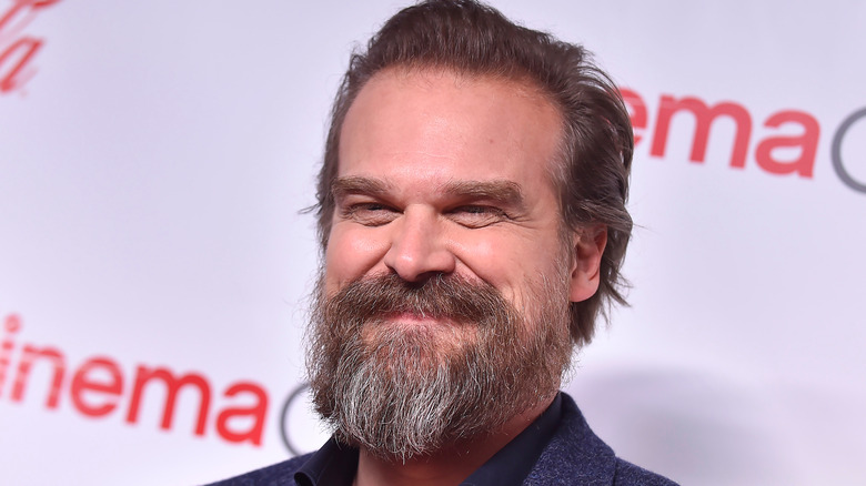 David Harbour smiling 