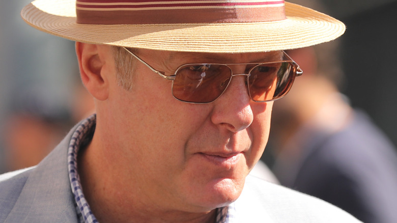 James Spader wearing a hat