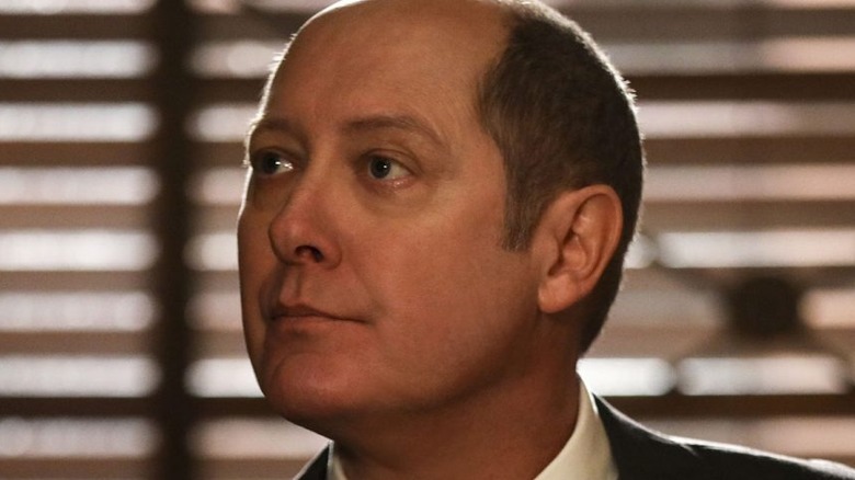 Red smiling in The Blacklist