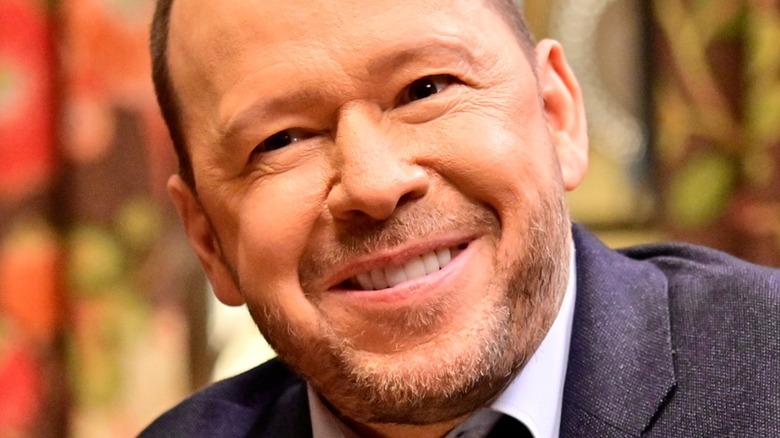 Donnie Wahlberg smiling