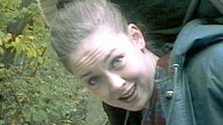 Heather Donahue smirking