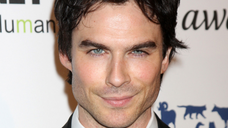 Ian Somerhalder smiling