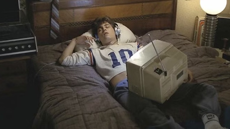 Glen in bed before he dies