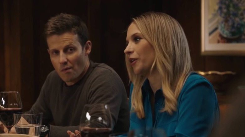 Eddie at the Reagan family dinner
