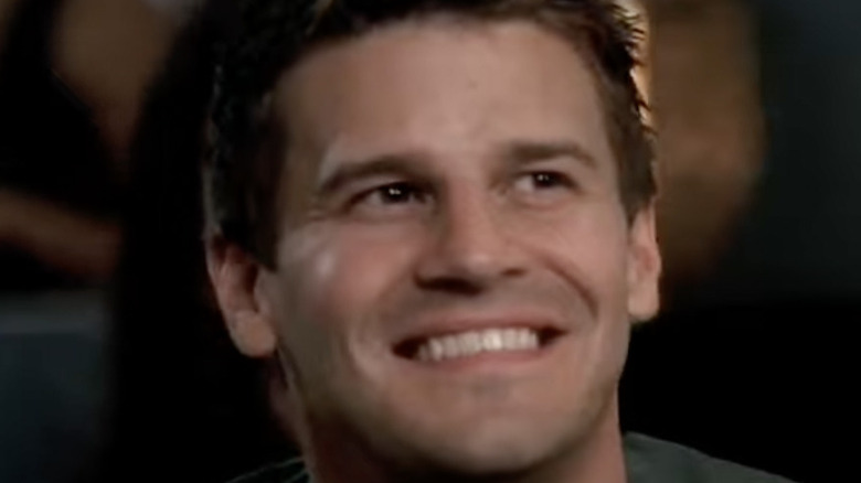 Booth smiling on Bones