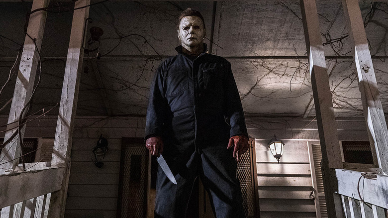 Michael Myers outside