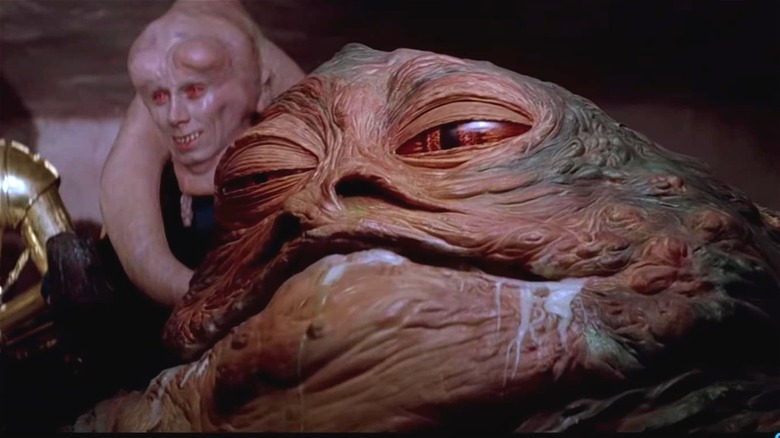 Bib Fortuna and Jabba the Hutt